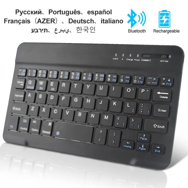NFEK Mini Bluetooth Keyboard Wireless n Keyboard Tablet Spanish