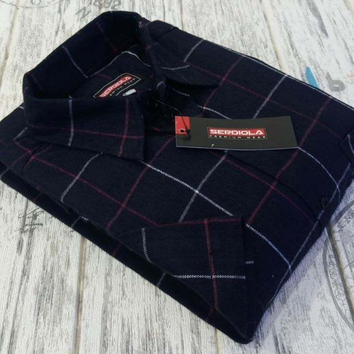 DISKON BESAR!! KEMEJA FLANEL SIZE JUMBO LENGAN PENDEK - SELJRY | Lazada