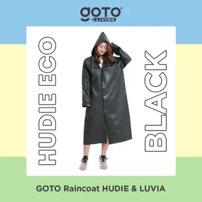 Goto Hudie Luvia Raincoat Jas Hujan Ponco Kelelawar Jumbo Pria Wanita
