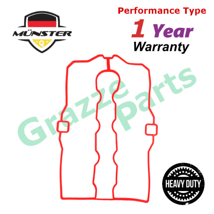 Münster 🔥Hot🔥 Performance ^Heavy Duty^ Red Valve Cover Gasket PW810825 ...