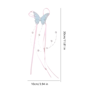 Multifunctional Tassel Duckbill Hair Clips / Ribbon Bead Butterfly Hairpins / Mixed Chinese & Korean Style / Beautiful Hair Ornaments for Women Girls