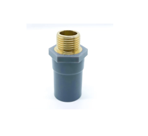 Nối Nhựa PVC Ren Ngoài Bằng Thau: Phi 21mm 27mm- Bình Minh
