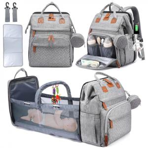 I know Multi-Functional Mommy Backpack with Baby Cradle & Compartment Design - Ideal for Travel & Outdoor Use