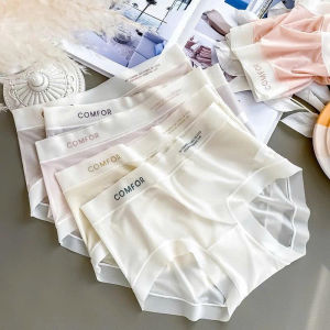 Combo 10 quần lót su lụa nữ cạp cao chất siêu nhẹ thoáng khí co giãn tàng hình tuyệt đối màu pastel comfor 115