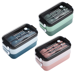 Nonrust Steel Thermal Lunch Box Double Wall Insulation Leak proof Lid Portable Design For Hiking Office Use