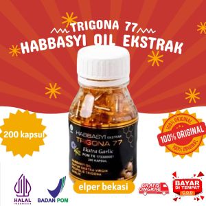 Habbatussauda Habbasyi Oil Ekstrak Propolis Trigona Isi 200 kapsul