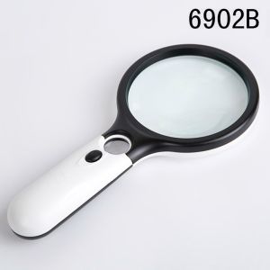 Kính Lúp Cầm Tay Kính Phóng Đại Có Led Magnifier Siêu Sáng Size Lớn Kính Phóng To Zoom Loại Tốt Nhất x10 Lần.