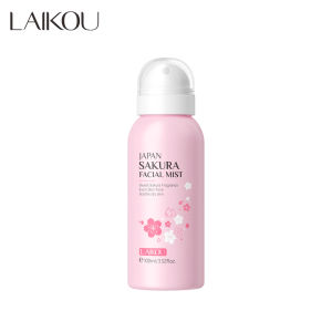 LAIKOU Japan Sakura Facial Mist Sweet Sakura Fragrance Even Skin Tone Soothe Dry Skin Spray Brightening Toner 100ml