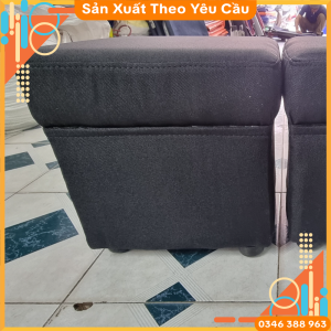 [Sản Xuất Yêu Cầu] Ghế Đôn Sofa Tròn Ghế Đôn Sofa Vuông Màu Đen Để Làm Ghế Trang Điểm Bọc Mút Dày Rặn