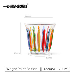 MHW-3ER MANILA Wright Cups Hand painted 240ml Limited edition