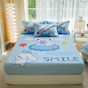 ผ้าปูที่นอนลายการ์ตูนเมโลดี้ Santio Kittyคลุมทั้งหมดลายการ์ตูน