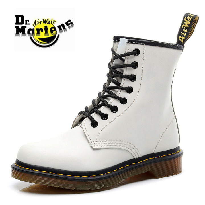 Dr Martens Air Wair 1062 DM Fashion White Martin Boots Crusty