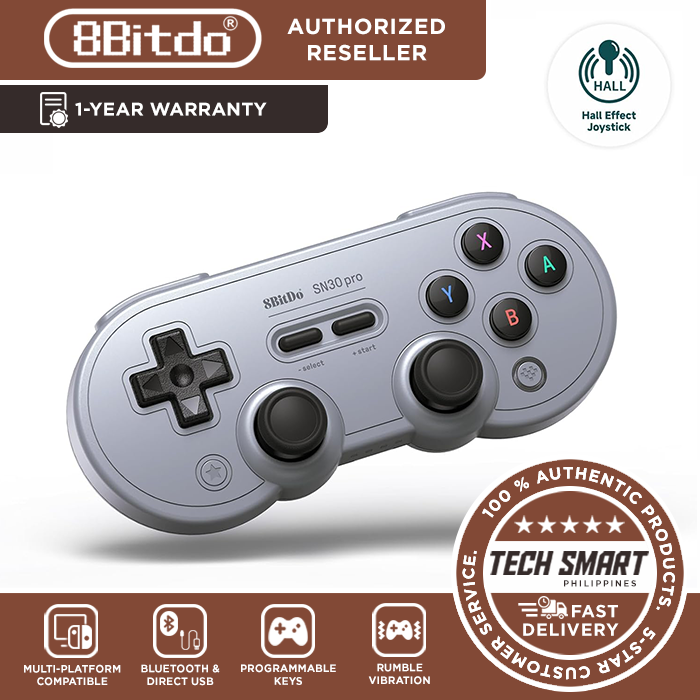 8Bitdo SN30 ProWireless Bluetooth Controller with Classic Joystick