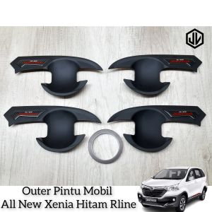 Outer Mangkok Pintu Mobil Daihatsu All New Xenia 2012 - 2021 Hitam Rline