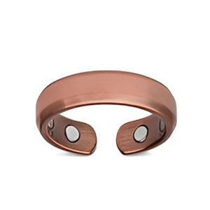 Rose gold ring Mens Open Ring Personalized European and American electroplated health care magnet