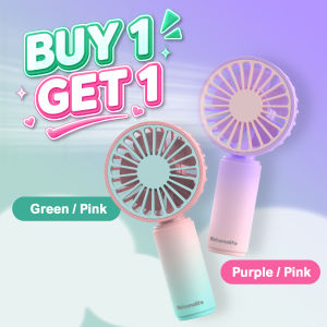 WeHome Portable Mini Fan Rechargeable 3 Speed Strong Wind Lightweight Handheld Small Pocket Fan