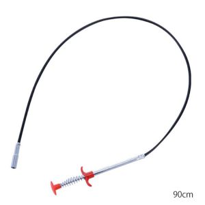 Snake Spring Pipe Dredging Tool Four-claw household sewer unclogger Sink Cleaning Hook Pipe Unclogging Tool