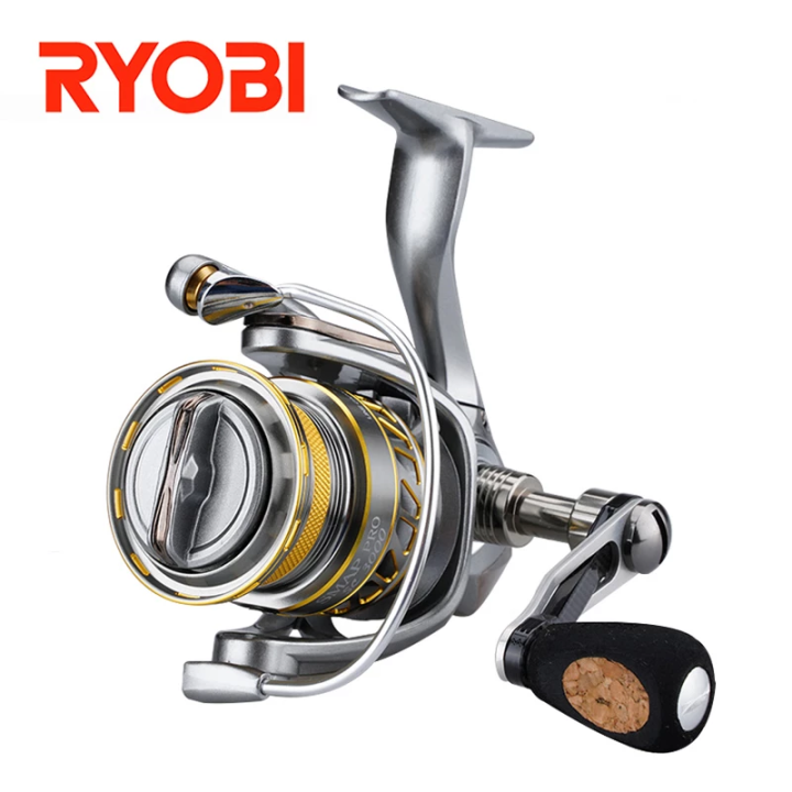 RYOBI 2021 SMAP Pro 2000 3000 4000 Matel Spinning Reels Freshwater Sea  Fishing Reel 6+1BB 8KG High Speed Light Left/Right hand Wheel