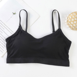 Undershirt Sweat-absorbent and Breathable Snug Fit Corset Inclusive Free Movement Fixed Cup