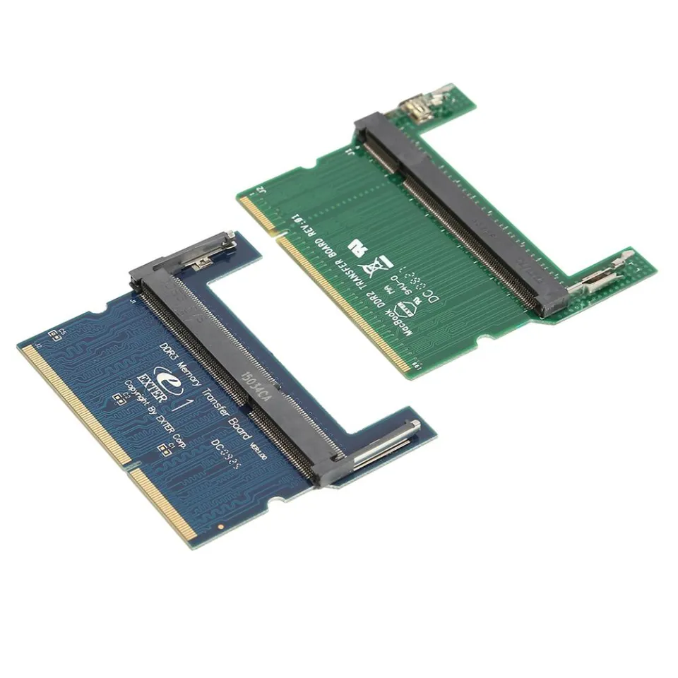 Переходник для оперативной памяти DDR2, SODIMM - DIMM, pin - pin