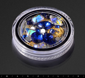 อะไหล่ติดเล็บ เครื่องประดับเล็บ เพชรใส พลอยเทียมคริสตัลแก้ว ลูกปัดผสม ❤พร้อมส่งจากไทย❤