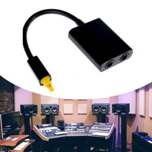 Cổng đôi quang kỹ thuật số âm thanh Bộ chia Bộ chuyển đổi sợi quang âm thanh cáp 1 trong 2 ra nhà phân phối cho TV