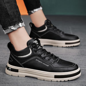 Sepatu Sneakers Pria Import Dewasa Style Boot Kulit Terbaru BISA COD