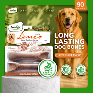 Dentalight Nutri Diner Dental Bone Treats High Protein Chicken Flavor