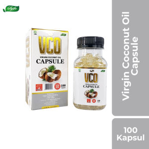 Minyak Kelapa Asli Murni VCO Virgin Coconut Oil 100 Kapsul / Minyak Kelapa Murni 100% Original BPOM