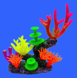 Tiểu Cảnh San Hô Dạ Quang Trang Trí Bể Cá Cảnh (Kích thước: 14x5x20cm)