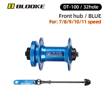BLOOKE 32/36 Hole Hub Ball Bearing Hub MTB Bike Hub Disc Brake 7/8/9/10/11 Speed Front Rear Hubs