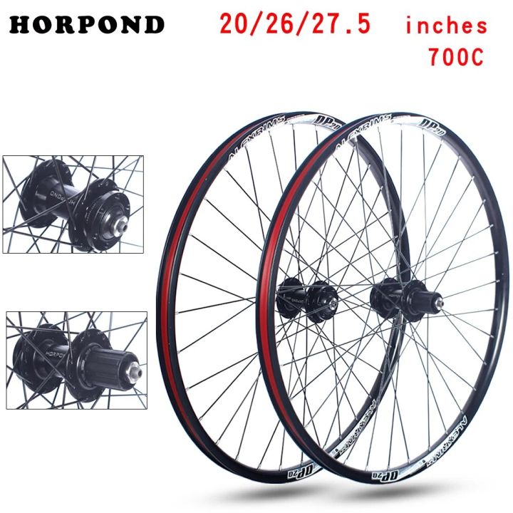 ✅Original Mountain Bike Wheelset 20/26Inches Bearings 26Er Inches  8/9/10 Speed Cassette 32H 100/135Mm QR 700C MTB Road Wheel Set