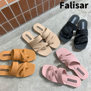 Falisar รองเท้าผู้หญิง รองเท้าแตะ รองเท้าหูหนีบ รองเท้าแฟชั่น สินค้ามาใหม่นะคะ นุ่มใส่สบายเท้ามากๆ ราคาถูก NO.1214