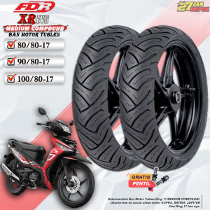 Ban Motor Tubeless FDR XR EVO Ring 17 Ban Motor Vixion Ninja Supra Satria Tubles Sepasang Ring 17