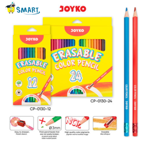 JOYKO ERASABLE COLOUR PENCIL CP0130 12PC