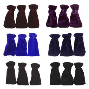 3Pcs Piano Sustain Pedal Cover Pleuche Piano Pedal Protective Cover Case Anti-slip Piano Accessories Pedal Dust Covers