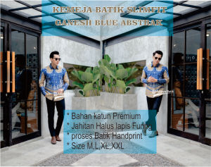 ATASAN KEMEJA BATIK LENGAN PANJANG LAPIS FURING