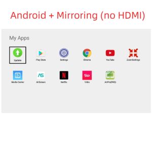 【🥇1920P/12500Lumes】wireless projector Mini Portable phone projector with bluetooth Home projector for laptop projector for cellphone projector smart projector mini projector for phone bluetooth projector mini projector for cellphone movie projector