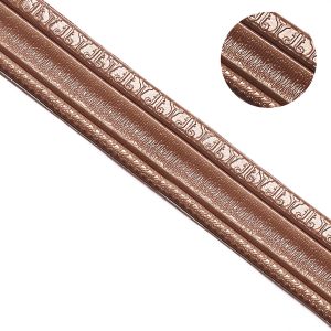【COD】2.3mx8cm 3D Self-adhesive Foamg Wall Trim Line Skirting Border Stereo Pattern Sticker waterproof living room wall border sticker Border Decor Moisture -proof  For Home living room toilet design