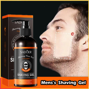 เจลโกนขนสำหรับผู้ชายอ่อนโยนไม่ระคายเคืองให้ความชุ่มชื้น210ก. สำหรับผิวบอบบางที่ไม่เกิดฟองครีมโกนขนที่กำจัดหนวดขนบนหน้าสำหรับผู้ชาย