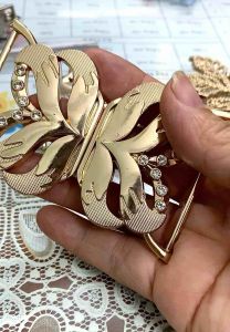 Đầu khóa dây nịch đầm 5cm.