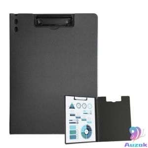 Auzak A4 Clip File Folder Board Single Clamp / Double Clamp Portable Document Organizer School Office 1PCS