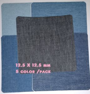 5 assorted color Iron on patch repairing repair jeans pants mend hole jean by ironing without sewing repair kits kit pad patchwork sew at edge after iron on to make more durable seal splitted pants
