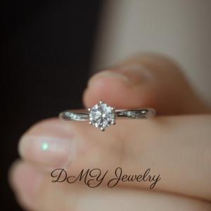 DMY Jewelry Diamond Ring For Women/Moisanite Ring/Moissanite Diamond Ring/Moissanite Jewelry/Woman Jewellery Ring/925 Silver Ring/Silver Ring Women/Moissanite Ring Gra/Moissanite Ring 0.5 Caret/2CT Moissanite Ring  Engagement Ring/Galaxy Shining