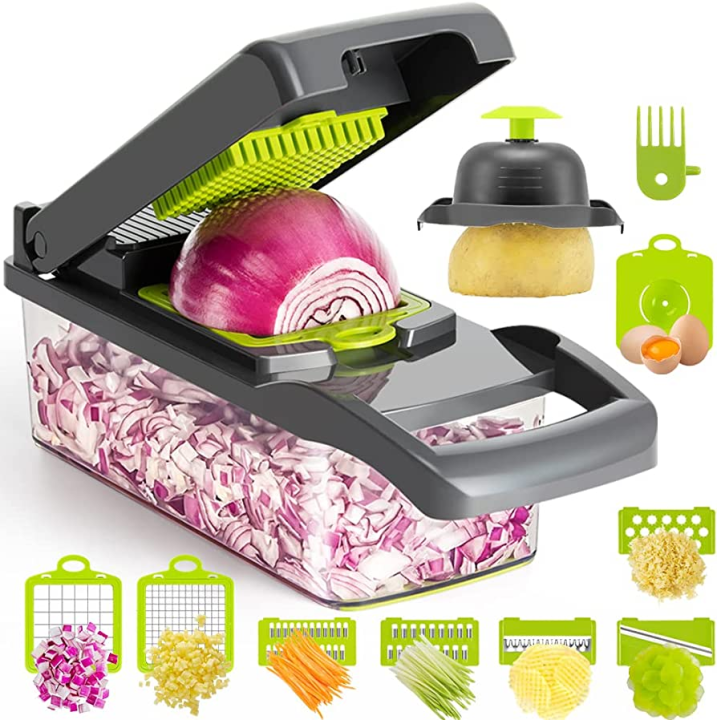 Vegetable Chopper 16-in-1 Multifunctional Food Chopper, Vegetable ...