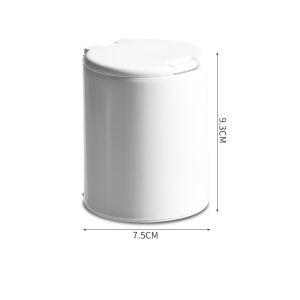 White Storage Box with Lid Universal Plastic Organizer Home Jewelry Toothpicks Assortment Containers