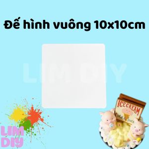 Đế Mica Trong Suốt Làm Mô Hình – Nền Trang Trí-Mô Hình Mini- Có Thể Sử Dụng Kèm Keo Kem LIM DIY