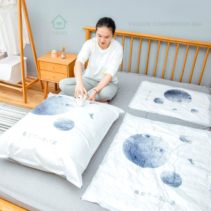 YHOME Vakum Kantong Pakaian/Plastik Vacum Baju Laundry Travel Bag Kompresi Seprei Selimut Pakaian Plastic Vacuum/Vacuum Bag Storage Bag Plastik Kompres Y178