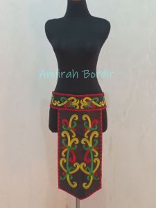 Renda Bordir Sabuk Tari Dayak