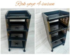 Rak Yoyo/Rak Apartement/Rak 4 Susun Free Packing Dus Vd